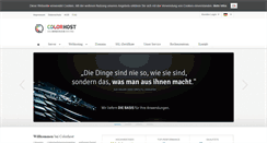 Desktop Screenshot of colorhost.de